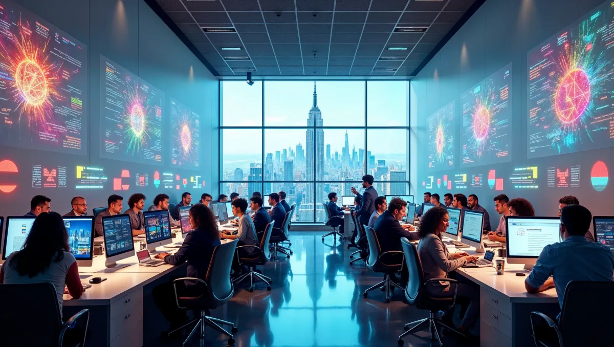 Designer criando interface web moderna